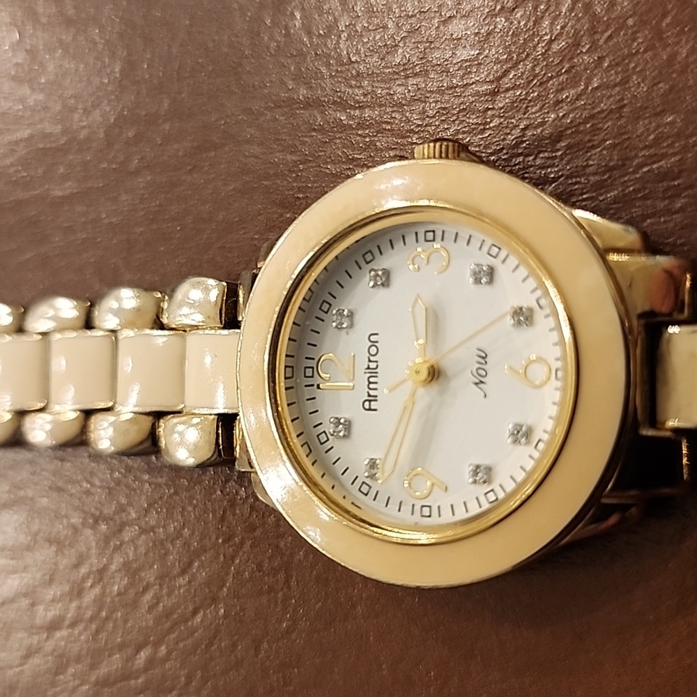 Armitron Now 75/3896SV Two Tone Quartz Analog Women's Watch